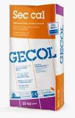 Mortero seco ecológico, base cal aérea natural, Sec Cal de Gecol. Saco 25 kg
